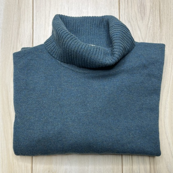 WoolOvers Other - WOOLOVERS Green Roll Neck Long Sleeved Wool/Cashmere Sweater Size Medium